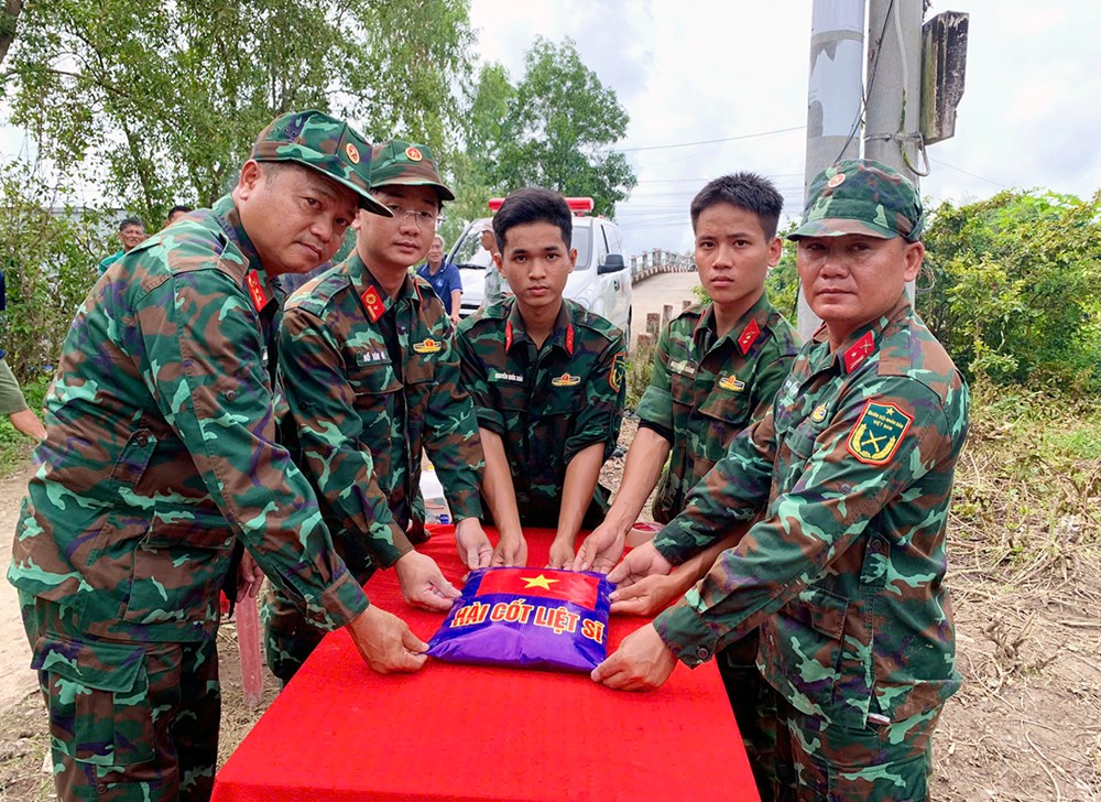 Tìm thấy thêm hài cốt liệt sĩ tại Nghĩa trang tạm Cầu Chữ Y - ảnh 2
