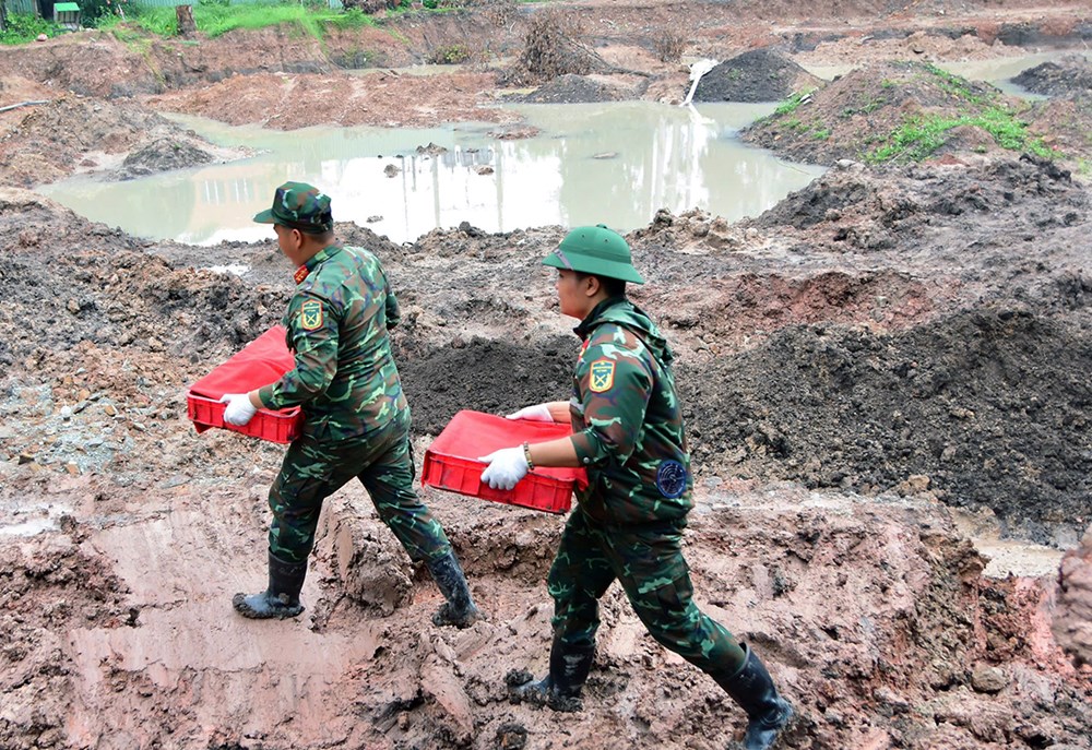 Thêm 12 bộ hài cốt liệt sĩ được phát hiện, quy tập tại Công viên Lê Thị Riêng - ảnh 3