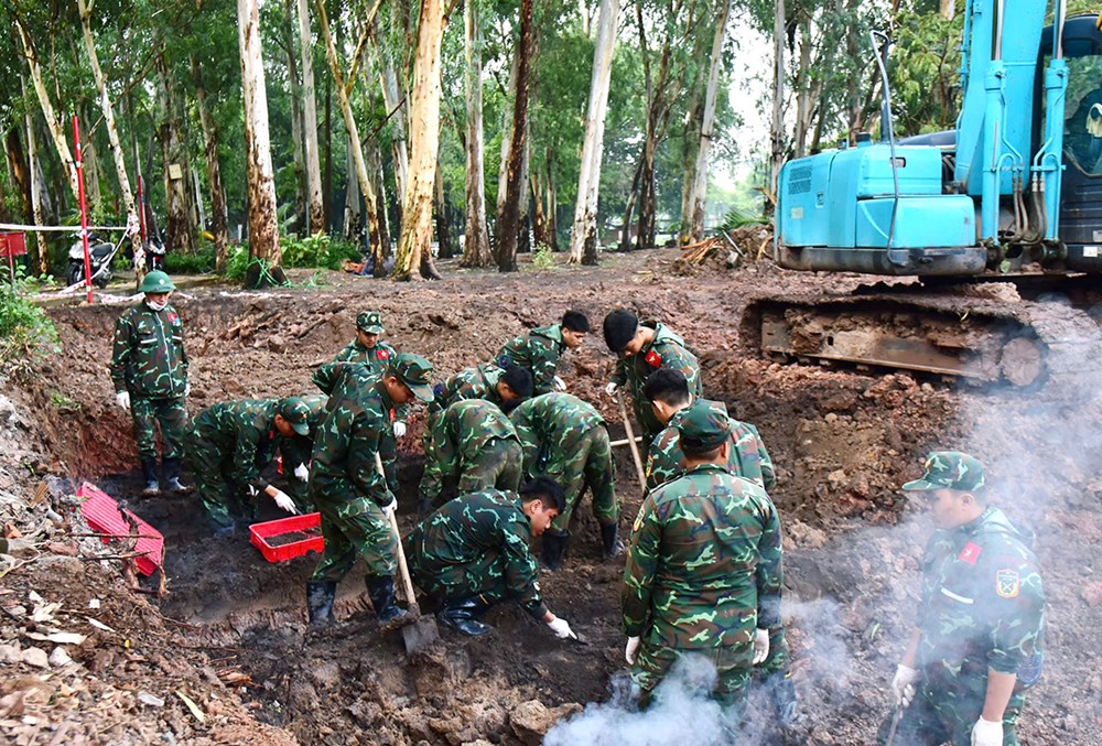 Quy tập thêm 141 hài cốt liệt sĩ tại Công viên Lê Thị Riêng - ảnh 1