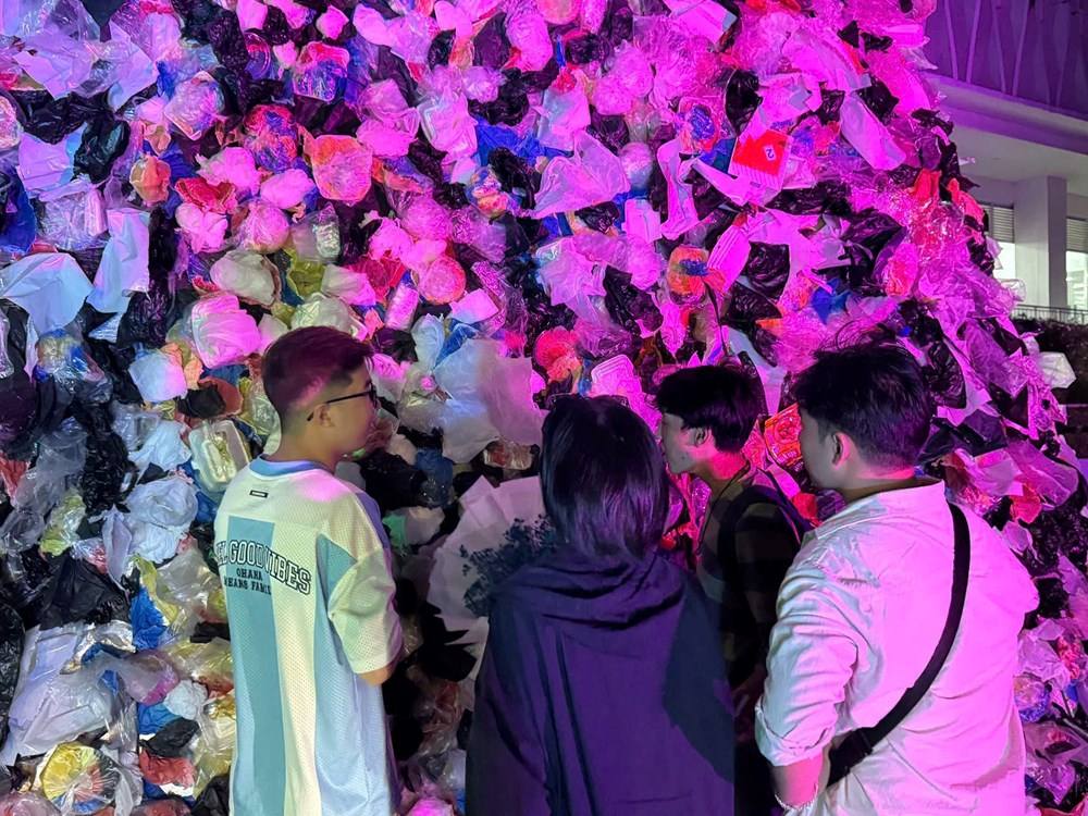 Triển lãm nghệ thuật tái chế “Hoa và Rác” - ảnh 3