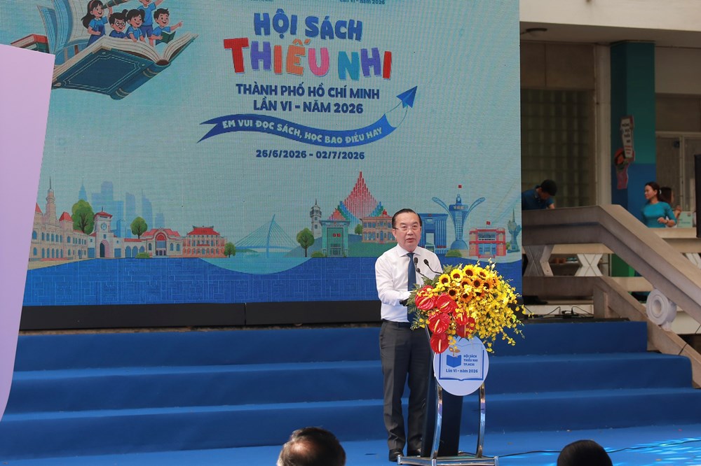 Khai mạc Hội sách Thiếu nhi TP.HCM lần VI - năm 2026 - ảnh 1