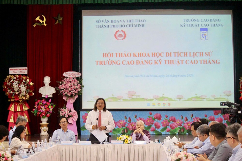Đề nghị xếp hạng Di tích lịch sử Trường Cao đẳng Kỹ thuật Cao Thắng - ảnh 1