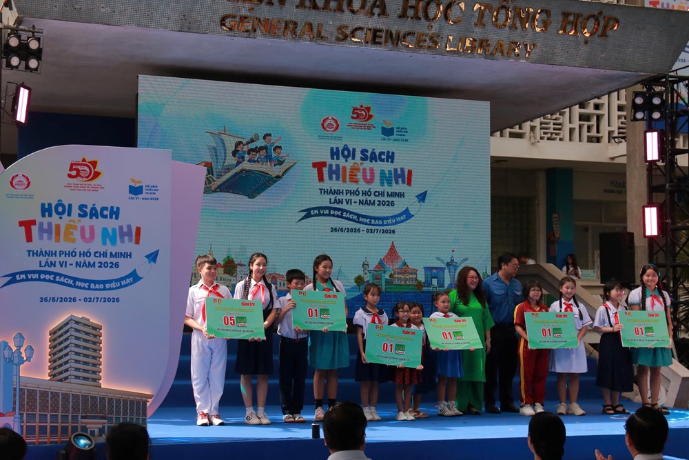 Khai mạc Hội sách Thiếu nhi TP.HCM lần VI - năm 2026 - ảnh 3