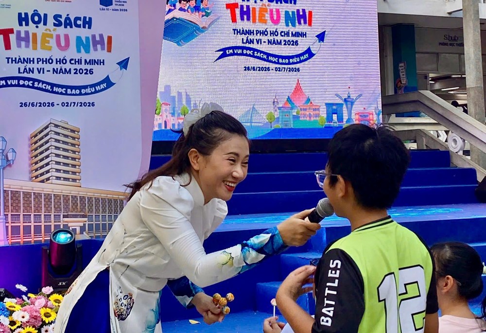 Sân khấu hóa khơi nguồn tình yêu đọc sách cho thiếu nhi - ảnh 3