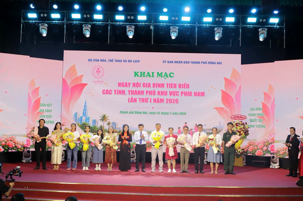 Khai mạc Ngày hội Gia đình tiêu biểu các tỉnh, thành phố khu vực phía Nam lần thứ I năm 2026 - ảnh 5