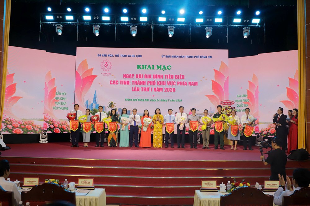 Khai mạc Ngày hội Gia đình tiêu biểu các tỉnh, thành phố khu vực phía Nam lần thứ I năm 2026 - ảnh 4