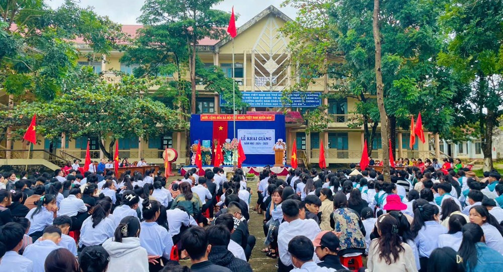 Gần 1,6 triệu học sinh các tỉnh khu vực Tây Nguyên bước vào năm học mới - ảnh 5