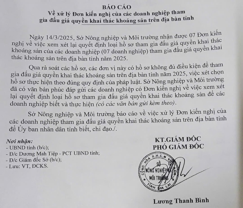 Hồi âm Vụ nhiều doanh nghiệp ở Gia Lai “tố” bị loại hồ sơ đấu thầu thiếu khách quan: Lỗi do hồ sơ sai quy định - ảnh 1