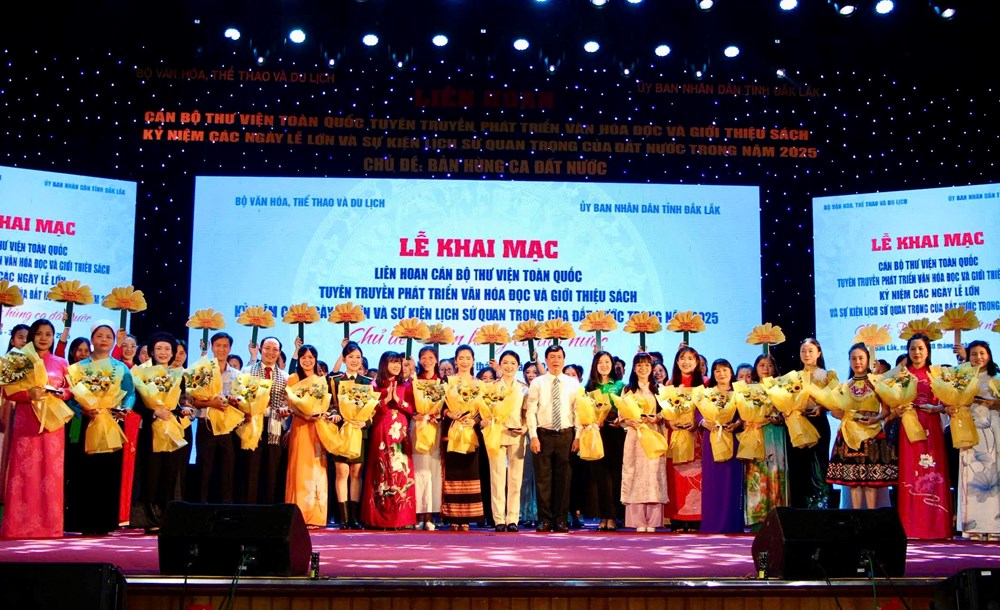 Khai mạc Liên hoan cán bộ thư viện toàn quốc năm 2025 - ảnh 3