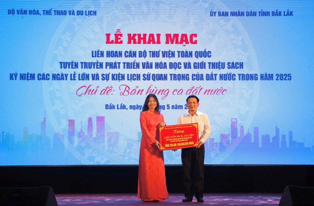 Khai mạc Liên hoan cán bộ thư viện toàn quốc năm 2025 - ảnh 6