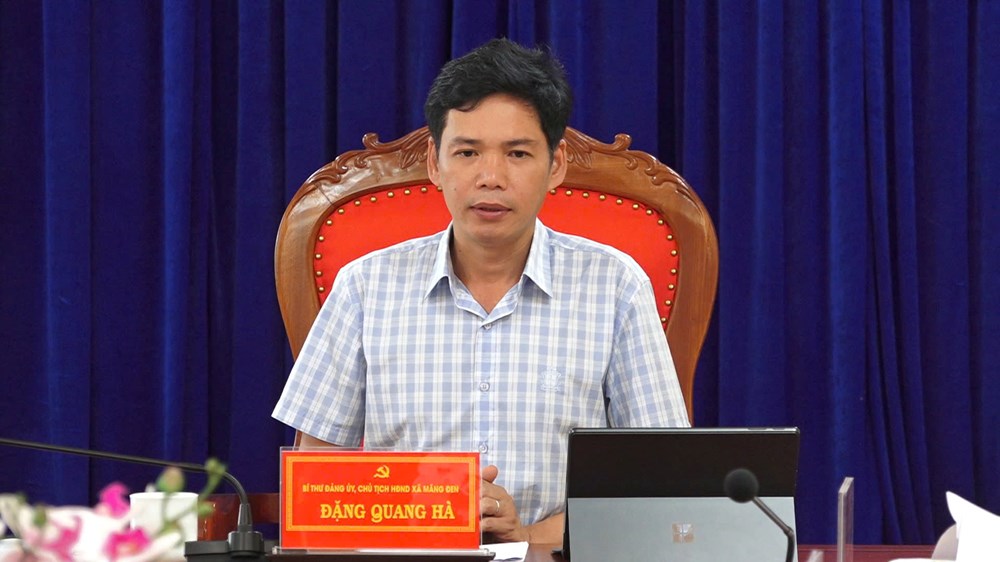 Xã Măng Đen vận hành thử nghiệm mô hình tổ chức bộ máy chính quyền hai cấp - ảnh 3
