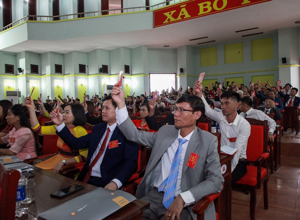 Xã biên giới của tỉnh Quảng Ngãi tổ chức thành công Đại hội Đảng bộ nhiệm kỳ 2025 - 2030 - ảnh 4