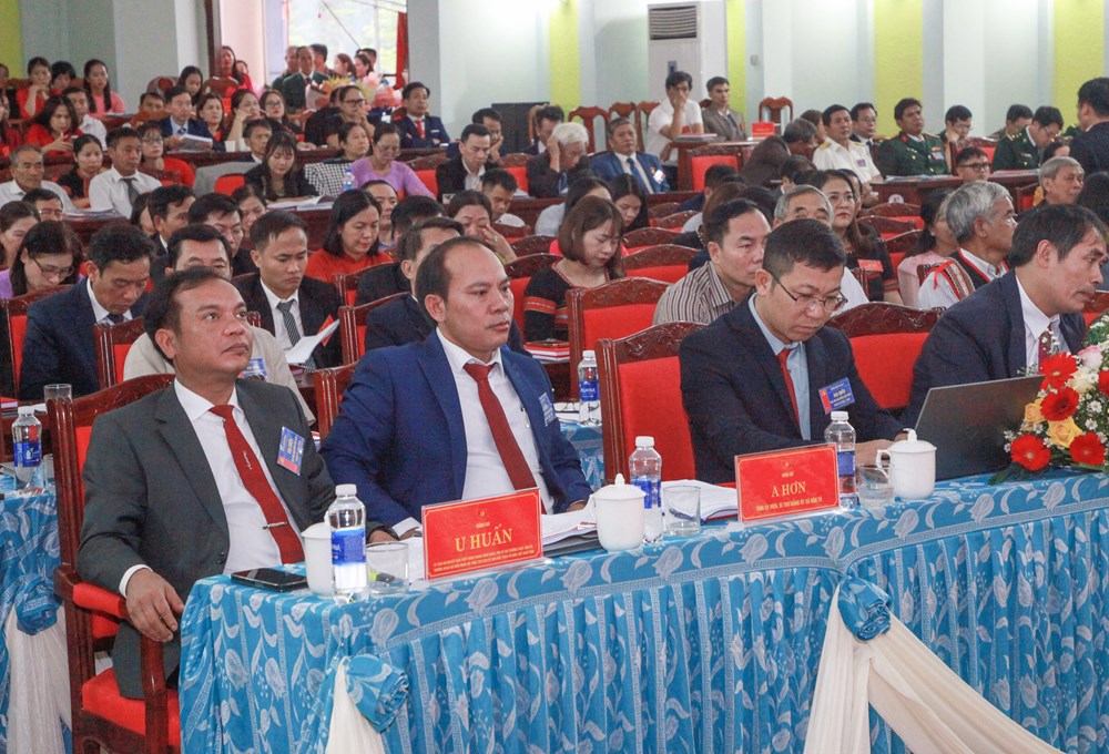 Xã biên giới của tỉnh Quảng Ngãi tổ chức thành công Đại hội Đảng bộ nhiệm kỳ 2025 - 2030 - ảnh 2