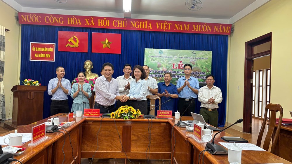 Xã Măng Đen đẩy mạnh liên kết sản xuất, tiêu thụ nông sản - ảnh 1