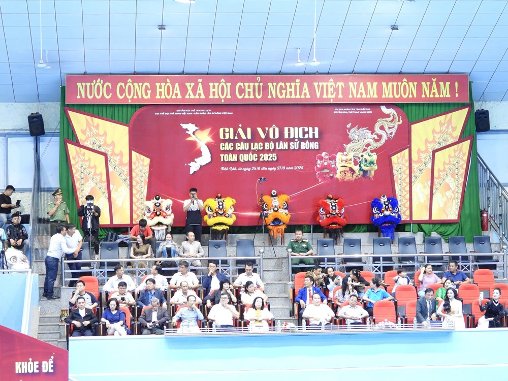 Sôi động Giải vô địch các CLB Lân Sư Rồng toàn quốc lần I năm 2025 - ảnh 2