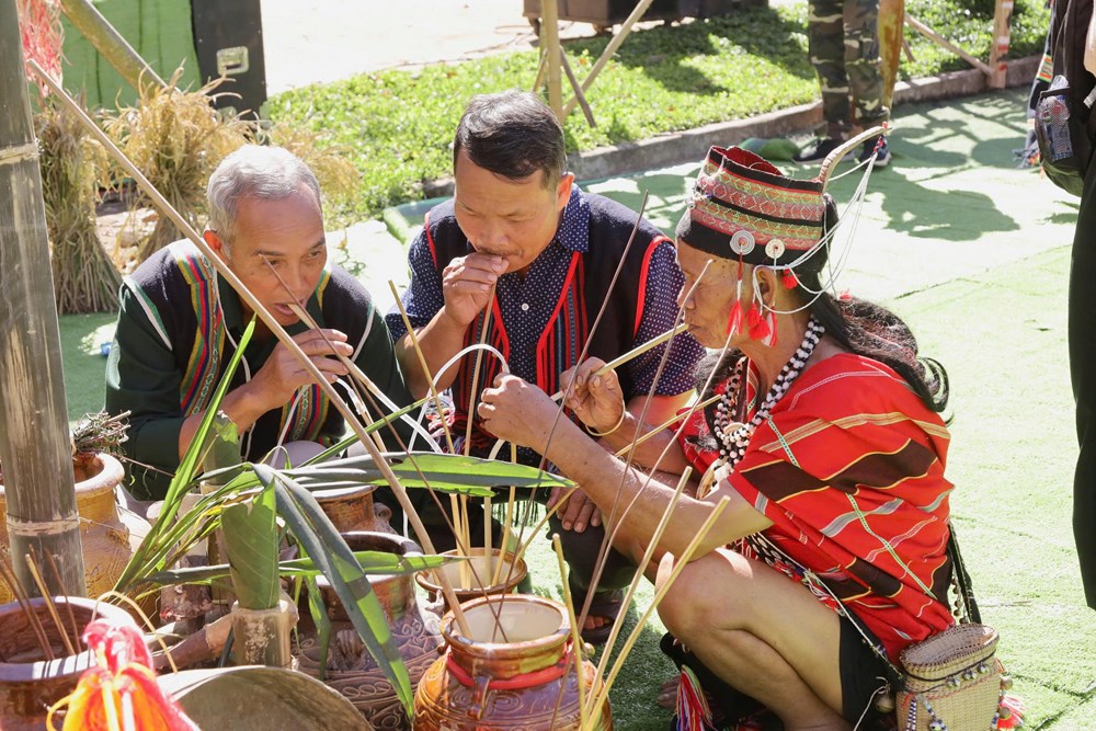Quảng Ngãi: Bảo tồn văn hóa Giẻ Triêng qua lễ hội Mừng lúa mới ở Dục Nông - ảnh 5