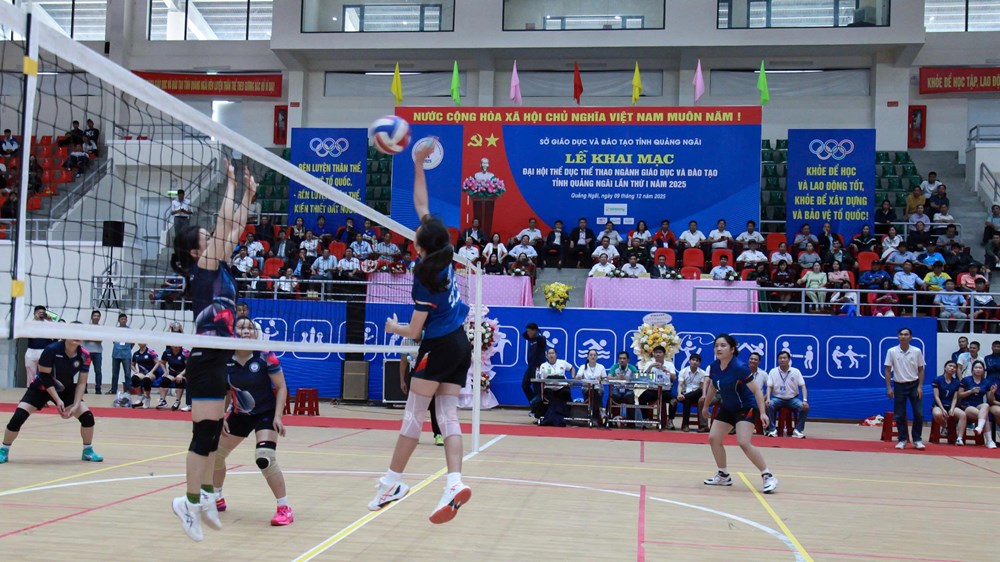 Khai mạc Đại hội Thể dục Thể thao ngành GD&ĐT tỉnh Quảng Ngãi lần thứ I - ảnh 5