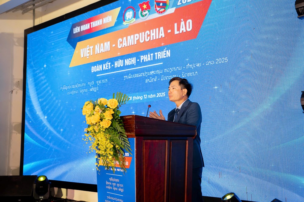 Khai mạc Liên hoan Thanh niên Việt Nam – Campuchia – Lào 2025 - ảnh 6
