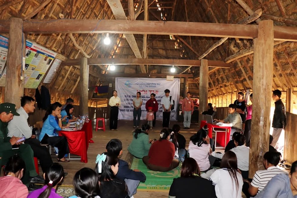 Lan tỏa thông điệp bình đẳng giới từ hội thi sân khấu hóa ở xã Kon Braih - ảnh 3