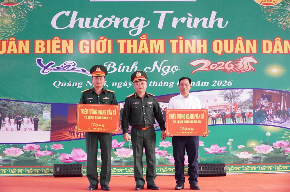 Xuân biên giới lan tỏa nghĩa tình quân dân ở Quảng Ngãi - ảnh 1
