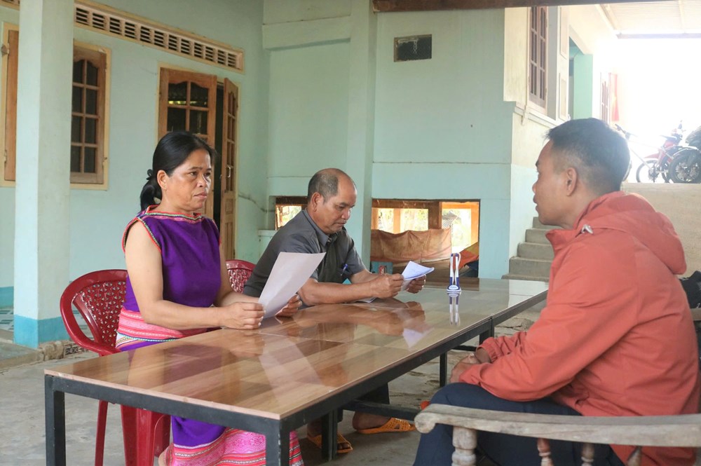 Quảng Ngãi: “Cánh tay nối dài” đưa thông tin bầu cử đến bản làng - ảnh 5