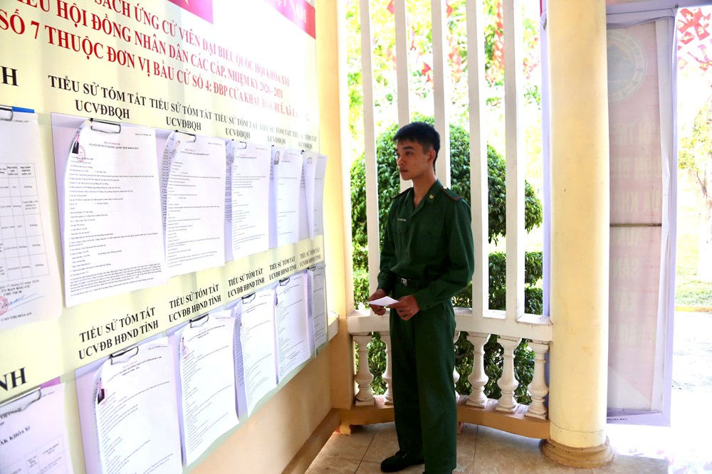 Đắk Lắk: 11 tổ bầu cử hoàn thành việc bỏ phiếu sớm - ảnh 4