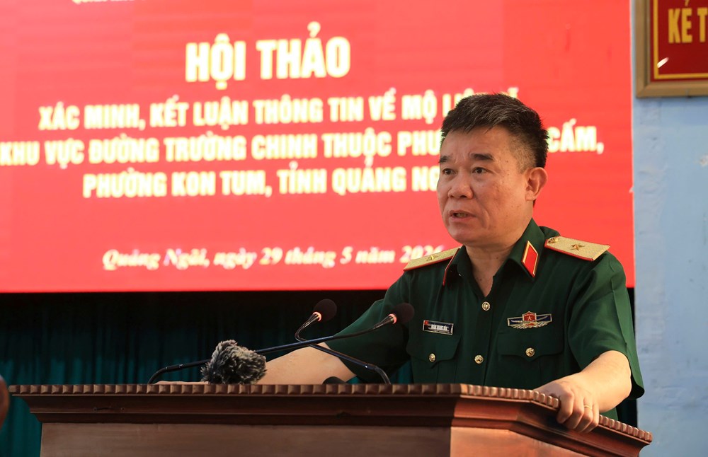 Quảng Ngãi: Hội thảo xác minh khu mộ liệt sĩ tập thể tại Kon Tum - ảnh 2