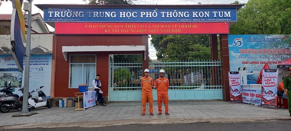PC Quảng Ngãi chủ động bảo đảm điện phục vụ Kỳ thi tốt nghiệp THPT năm 2026 - ảnh 3