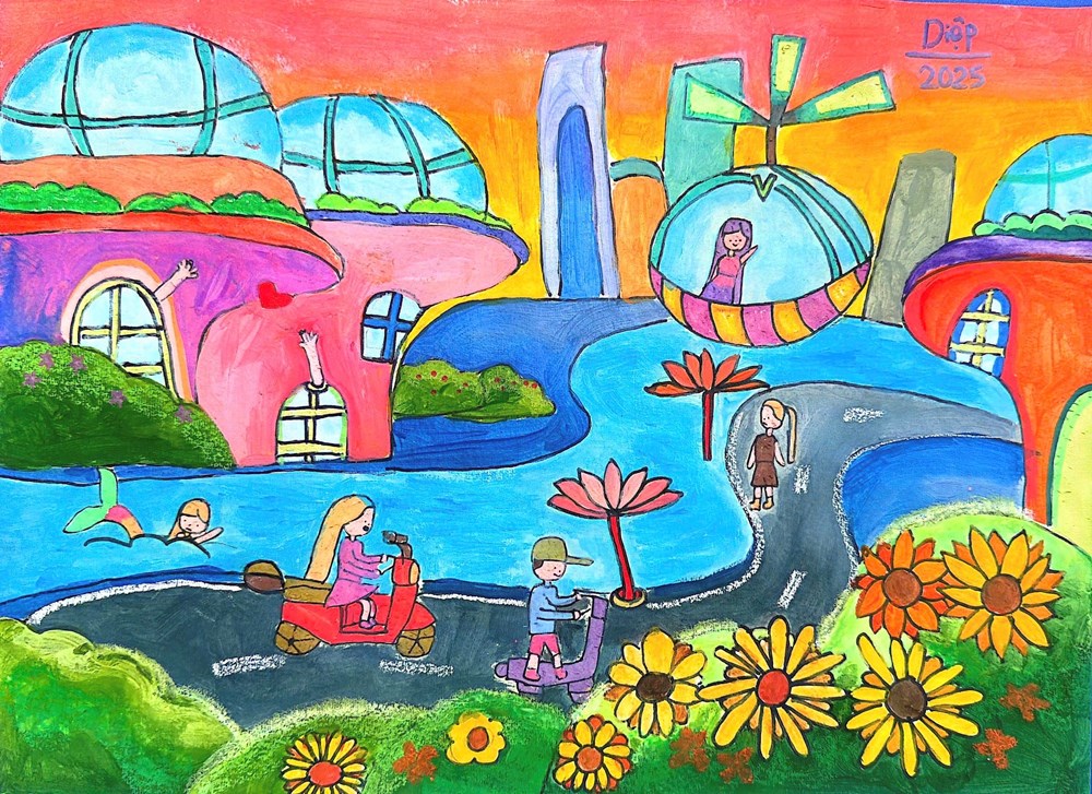 Dấu ấn nghệ thuật gia đình và thông điệp lan tỏa nhân ái - ảnh 4