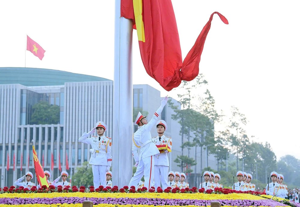 Hà Nội: 200 đoàn viên, thanh niên tiêu biểu dự Lễ Thượng cờ tại Quảng trường Ba Đình - ảnh 5