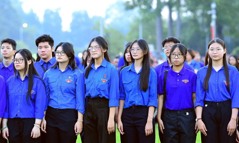 Hà Nội: 200 đoàn viên, thanh niên tiêu biểu dự Lễ Thượng cờ tại Quảng trường Ba Đình - ảnh 2
