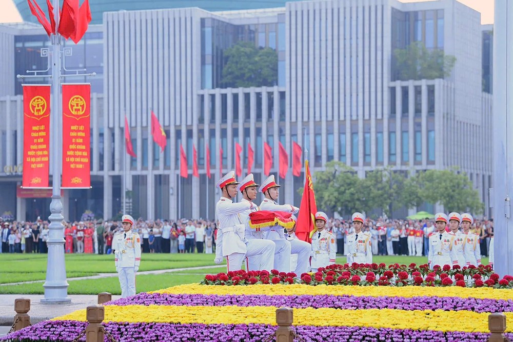 Hà Nội: 200 đoàn viên, thanh niên tiêu biểu dự Lễ Thượng cờ tại Quảng trường Ba Đình - ảnh 4