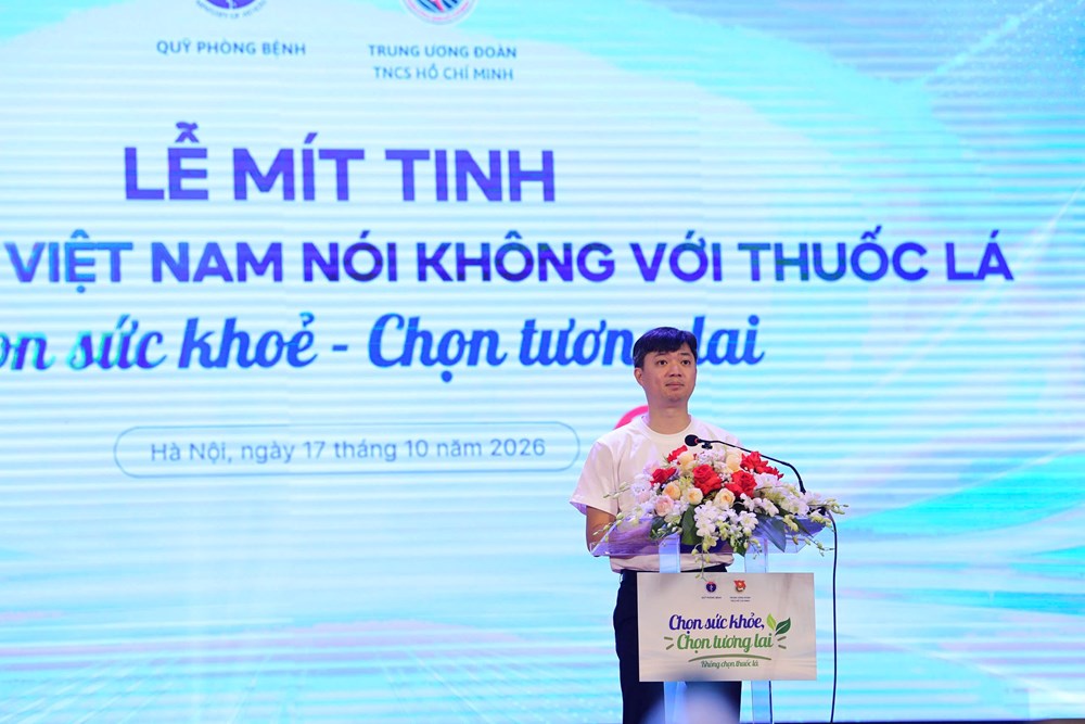 Hơn 800 đoàn viên, thanh niên lan tỏa thông điệp “Chọn sức khỏe, chọn tương lai, không chọn thuốc lá” - ảnh 4