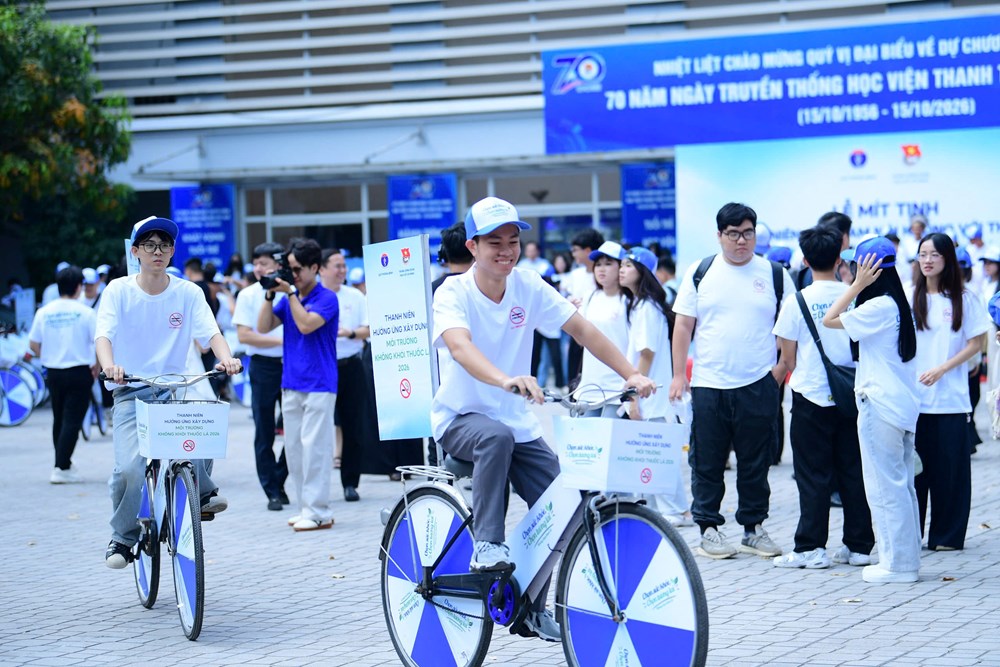 Hơn 800 đoàn viên, thanh niên lan tỏa thông điệp “Chọn sức khỏe, chọn tương lai, không chọn thuốc lá” - ảnh 10