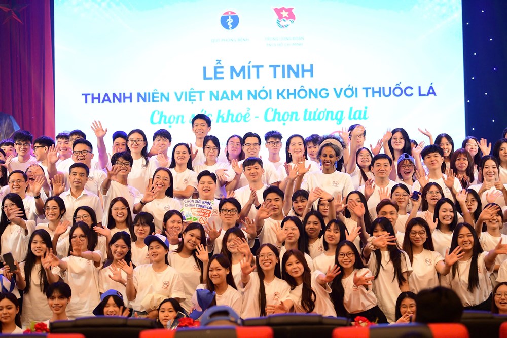 Hơn 800 đoàn viên, thanh niên lan tỏa thông điệp “Chọn sức khỏe, chọn tương lai, không chọn thuốc lá” - ảnh 3