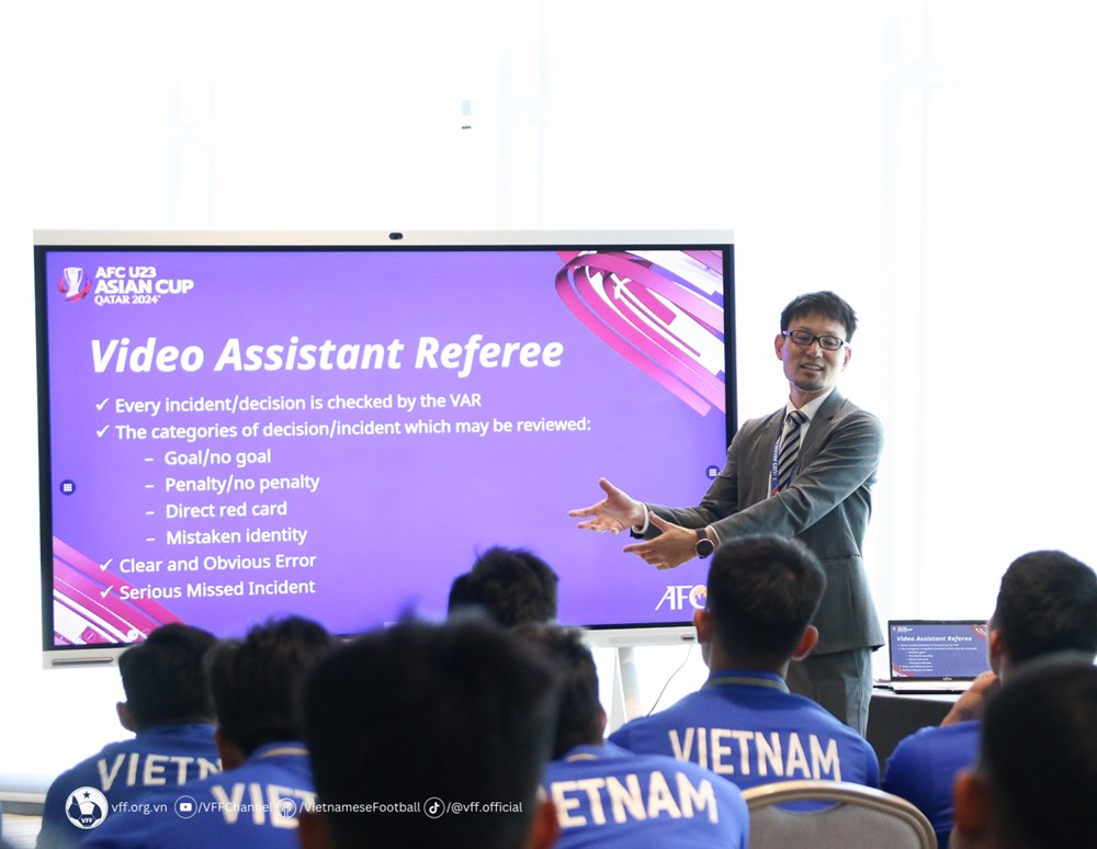 Công nghệ VAR được áp dụng trong tất cả các trận đấu của VCK U23 châu Á 2024 - ảnh 1