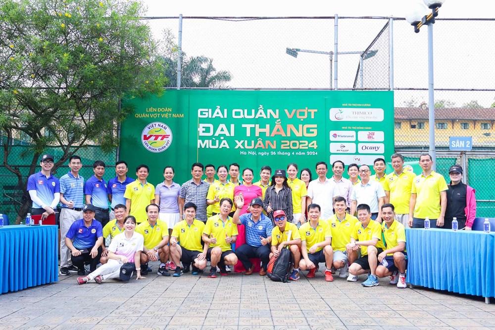Sôi động Giải quần vợt Đại thắng mùa Xuân 2024 - ảnh 4