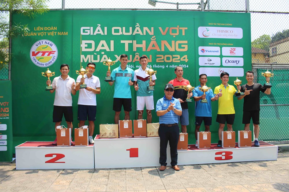 Sôi động Giải quần vợt Đại thắng mùa Xuân 2024 - ảnh 3