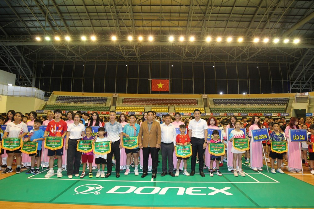 Khai mạc Giải cầu lông các nhóm tuổi thiếu niên quốc gia 2024 - ảnh 2