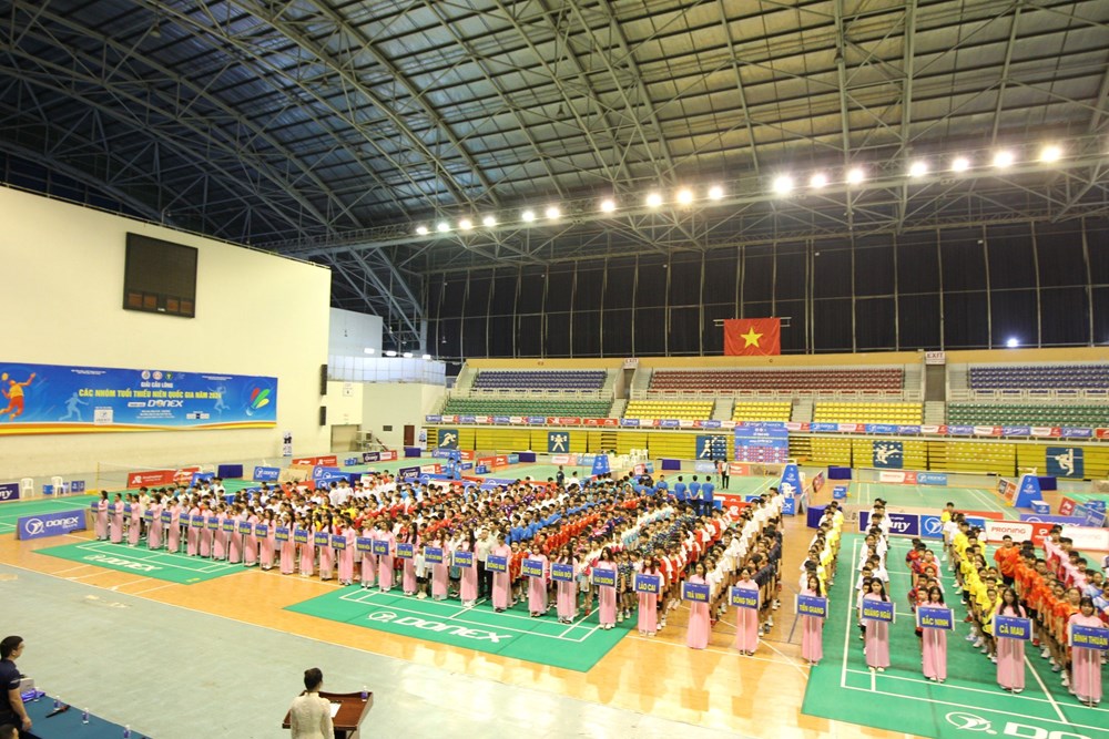 Khai mạc Giải cầu lông các nhóm tuổi thiếu niên quốc gia 2024 - ảnh 1