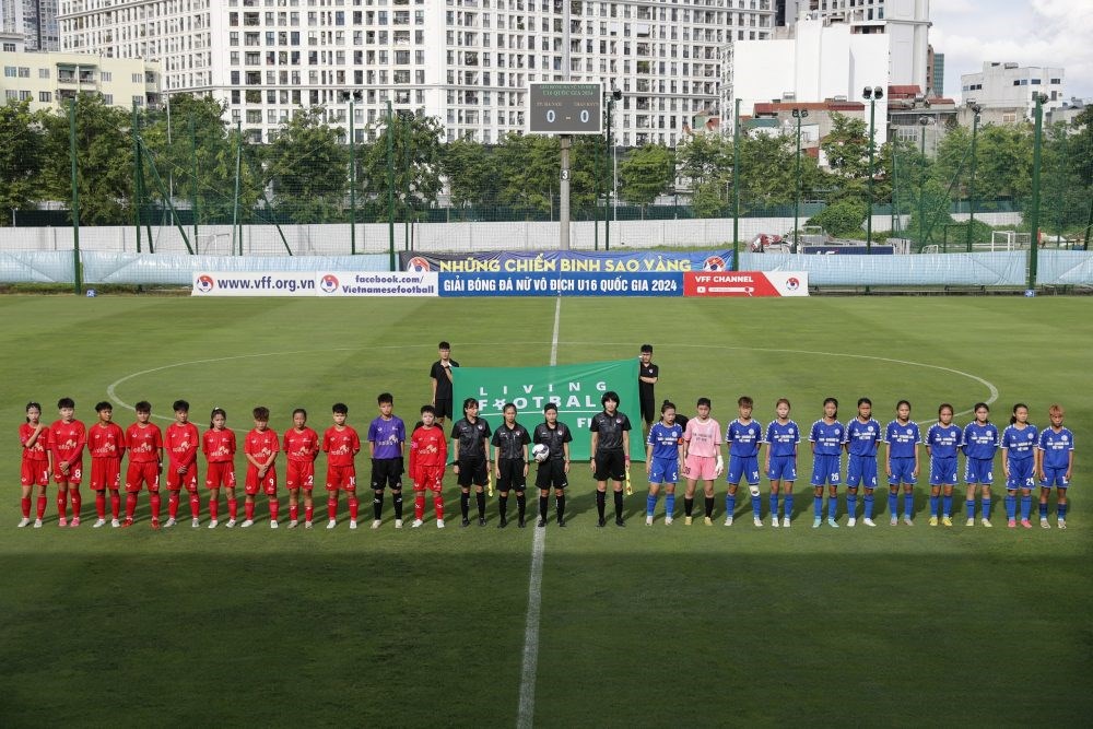 Khởi tranh Giải bóng đá nữ U16 quốc gia 2024 - ảnh 1