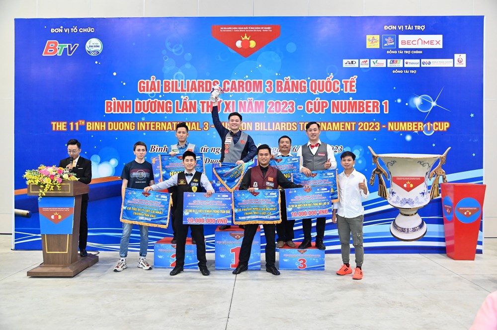 Anh tài hội tụ tại Giải Billiards Carom 3 băng Quốc tế Bình Dương 2024 - ảnh 2
