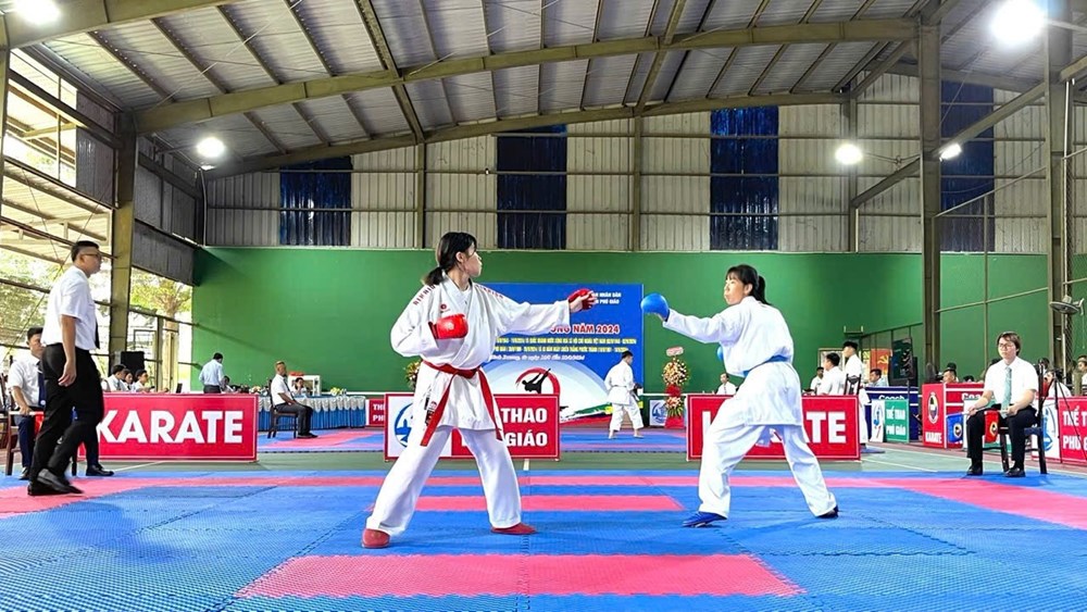 153 VĐV dự Giải vô địch Karate tỉnh Bình Dương 2024 - ảnh 2