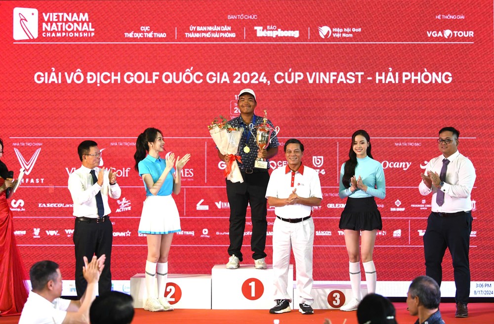 Đức Sơn, Chúc An chiến thắng tại Giải Vô địch Golf Quốc gia 2024, Cúp VinFast - Hải Phòng - ảnh 1