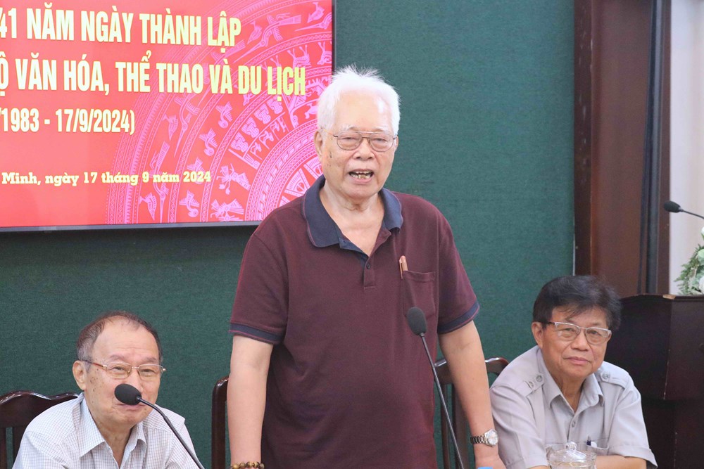 Đảng ủy khối cơ sở Bộ VHTTDL họp mặt kỷ niệm 41 năm thành lập - ảnh 4