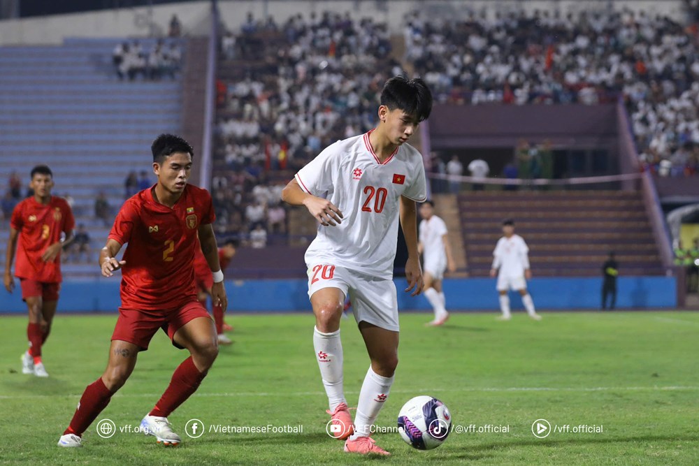 U17 Việt Nam giành chiến thắng đầu tiên tại Vòng loại U17 châu Á 2025 - ảnh 2