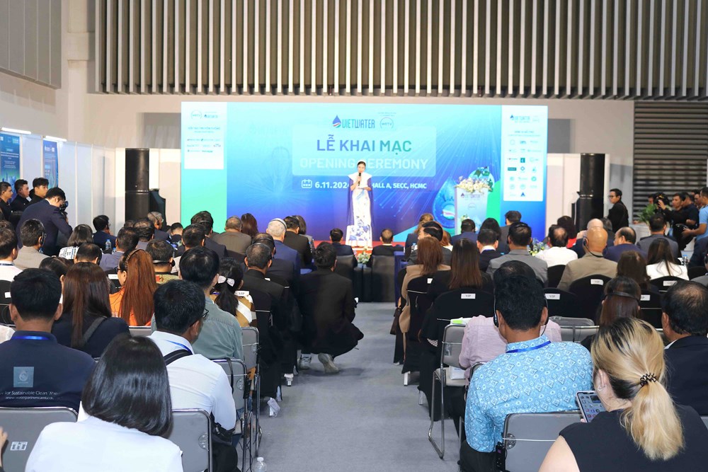 TP.HCM: Khai mạc Triển lãm quốc tế ngành Cấp thoát nước, Công nghệ lọc nước và Xử lý nước thải - ảnh 1