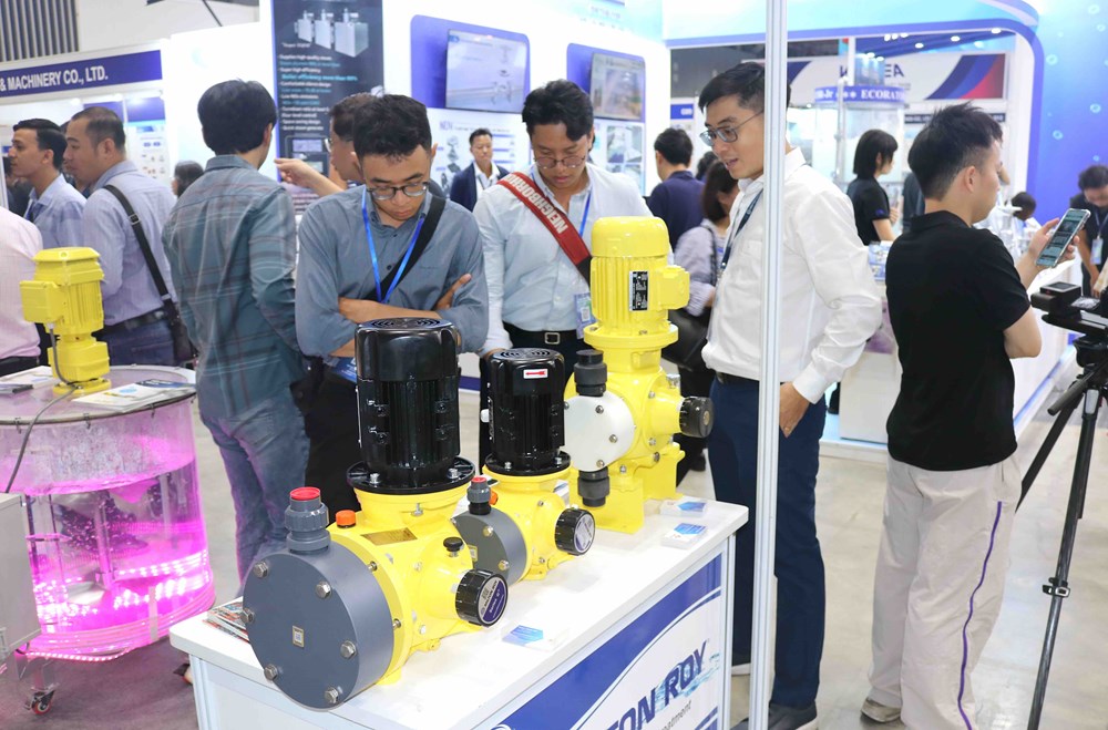 TP.HCM: Khai mạc Triển lãm quốc tế ngành Cấp thoát nước, Công nghệ lọc nước và Xử lý nước thải - ảnh 6