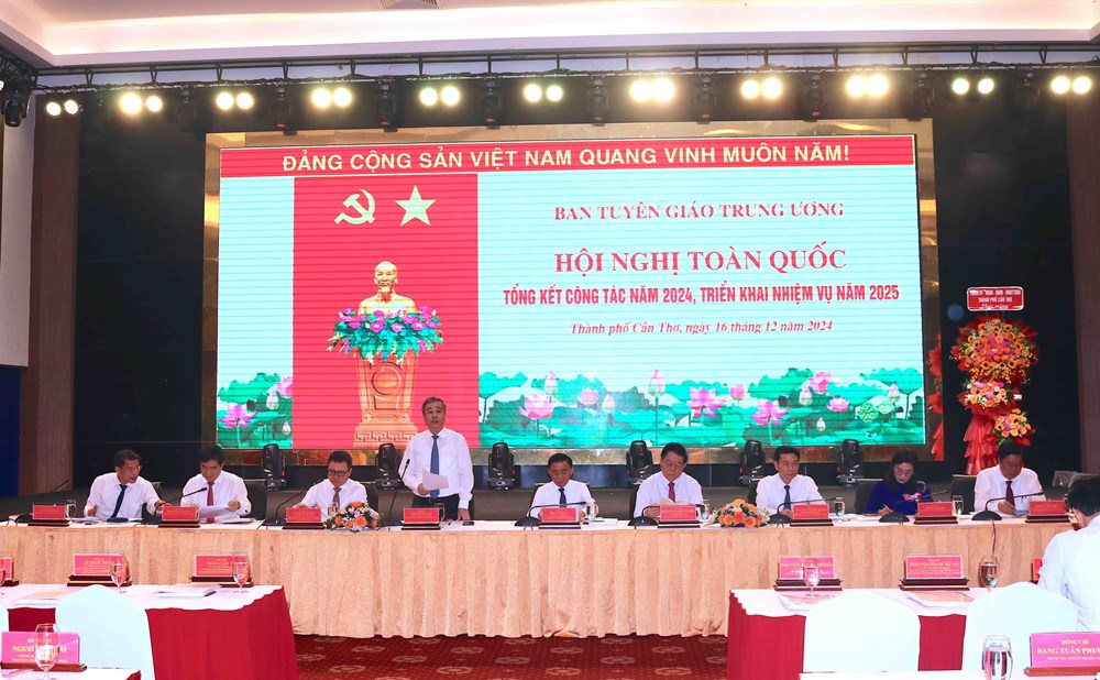 Hội nghị toàn quốc tổng kết công tác tuyên giáo năm 2024 - ảnh 1
