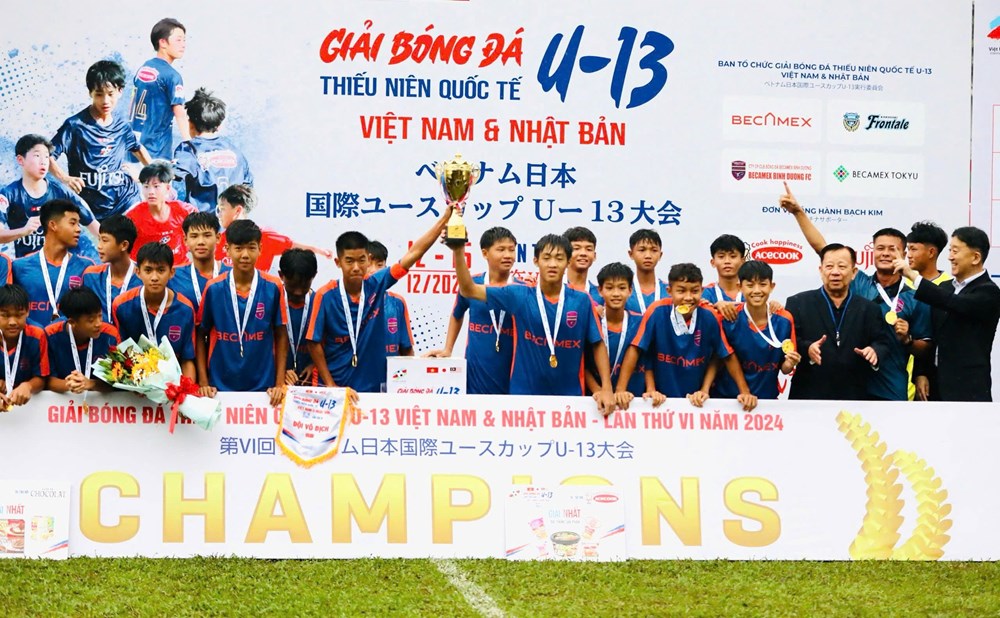 Giải bóng đá quốc tế U13 Việt Nam – Nhật Bản 2024 thành công tốt đẹp - ảnh 2